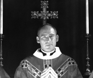 Fr Murray at the altar