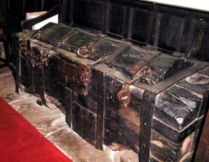 Bog oak chest