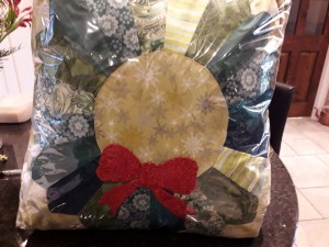 Day 9 prize Hand made Cushion<br />
won by Anthony Speake” /></a></p>
</div></div></div></div>			
			<br class=